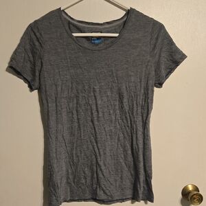 Icebreaker Women's Heather Gray Short Sleeve Tee
